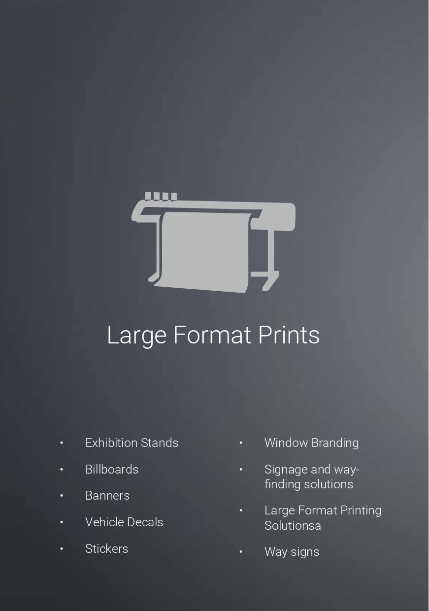 Large Formats Prints